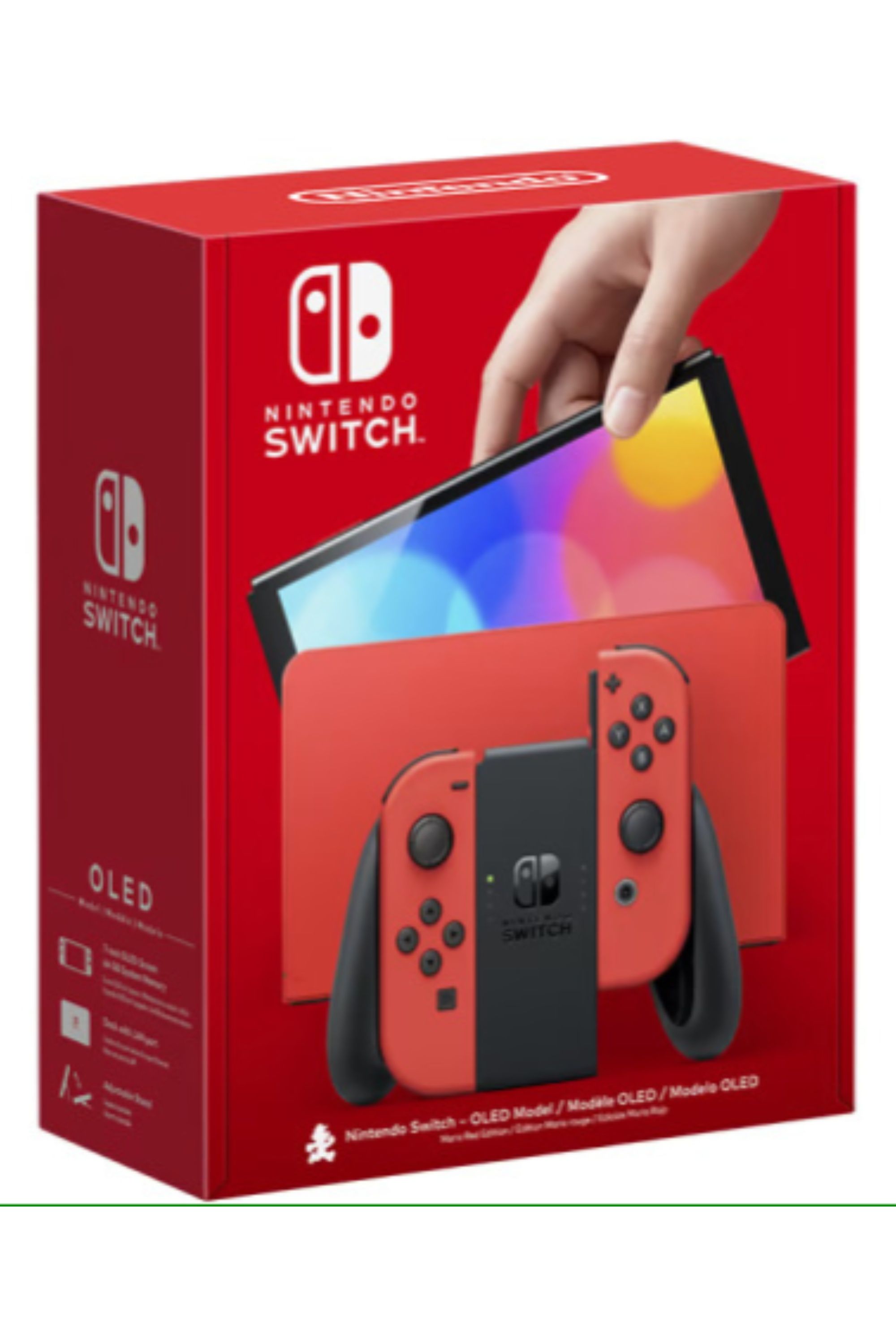 mario red oled switch packaging