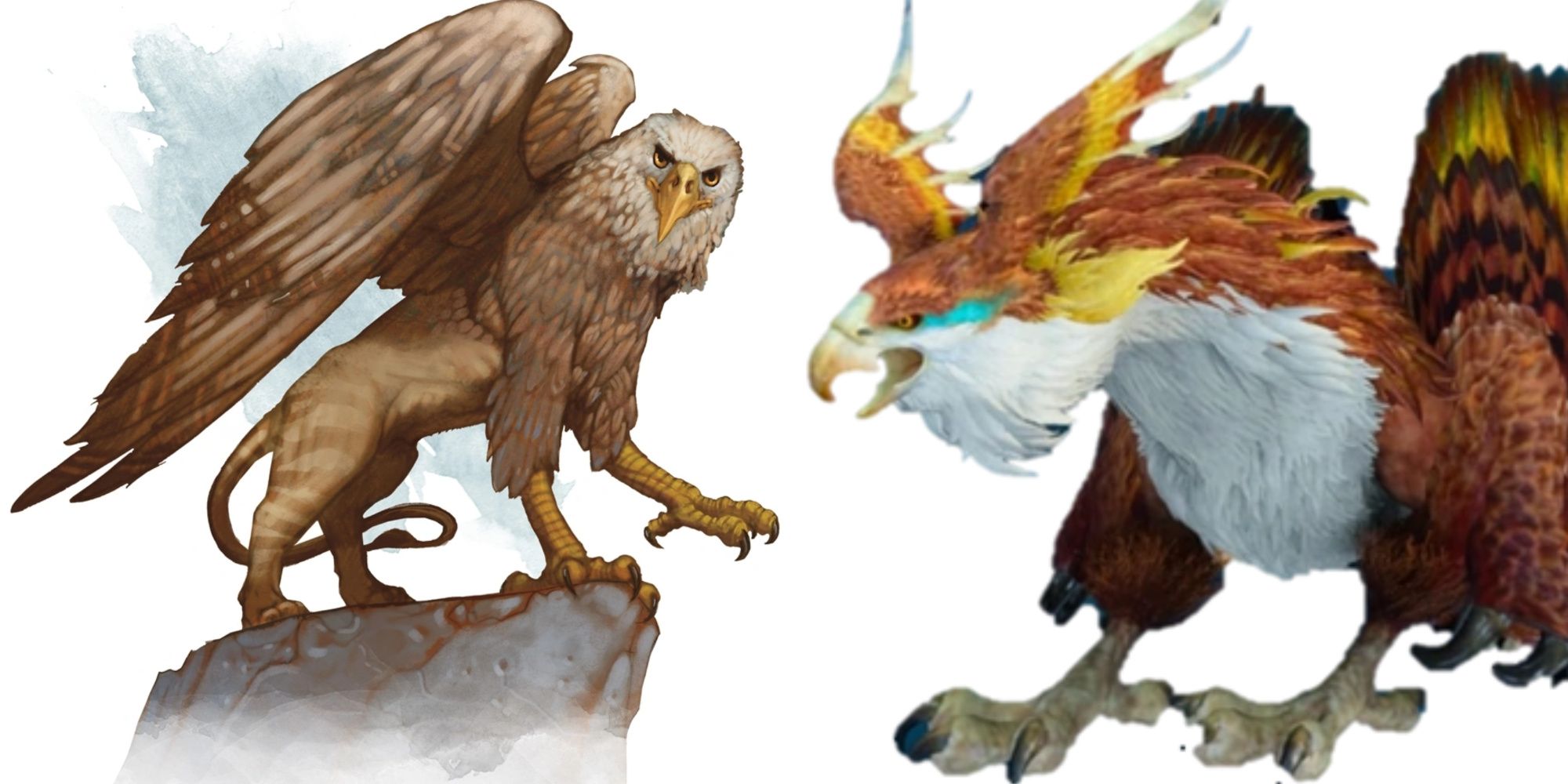 griffon fron dungeons and dragons and griffon from final fantasy 15