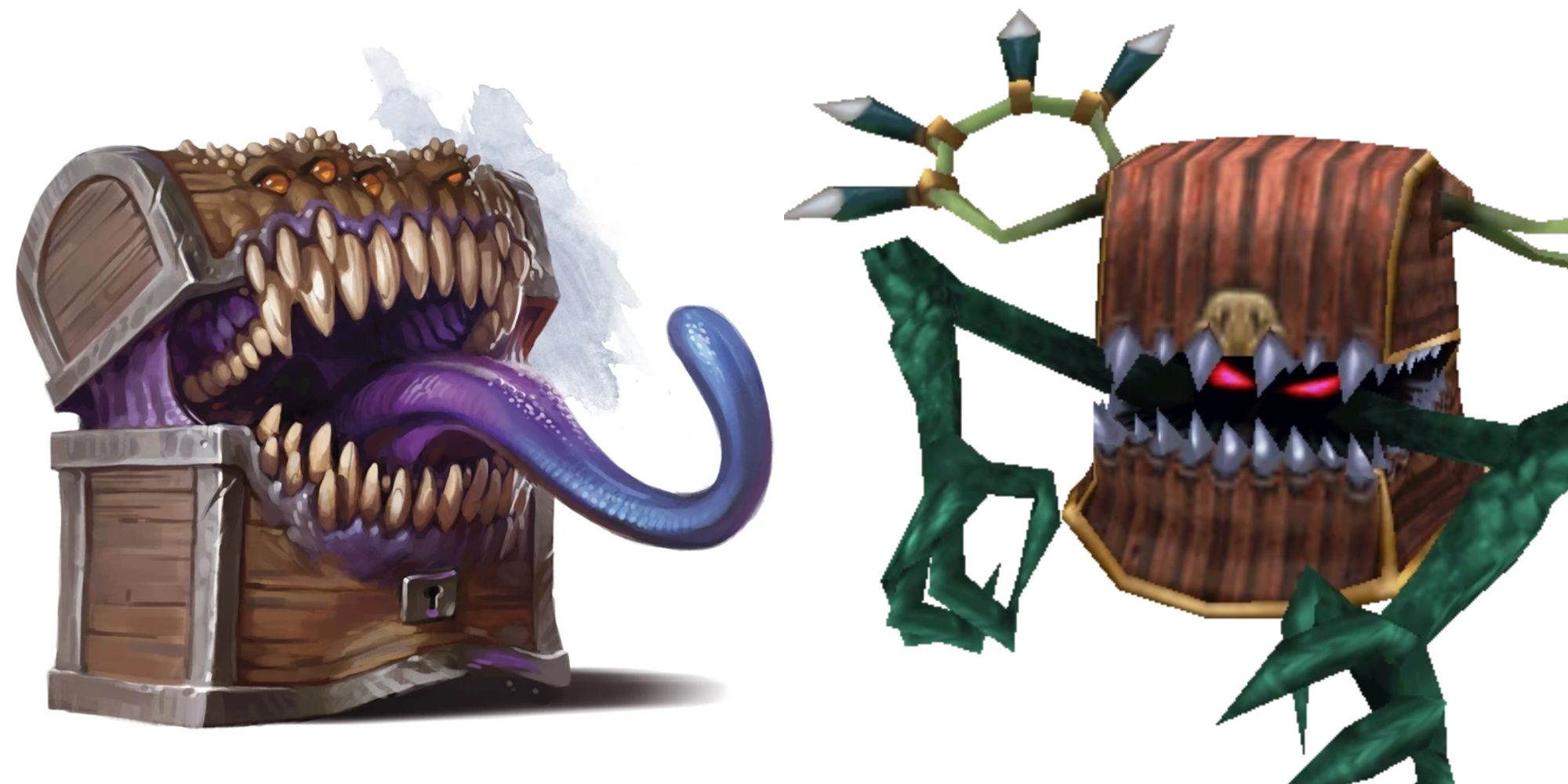 mimic from dungeons and dragons and mimic from final fantasy 9