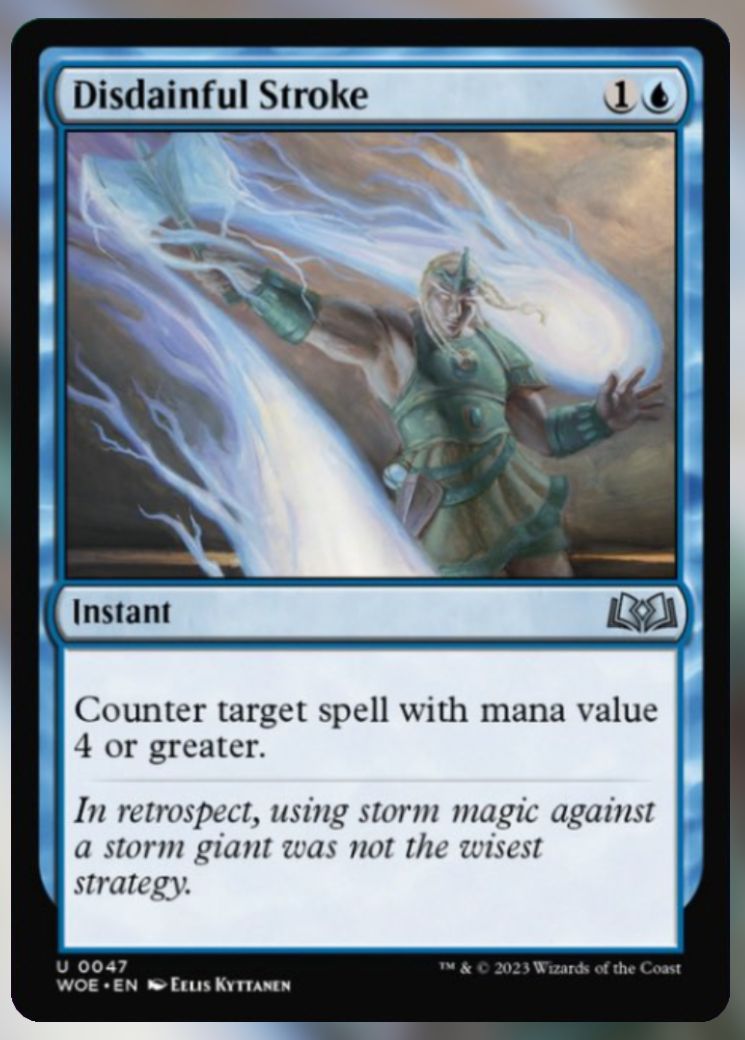 Disdainful Stroke