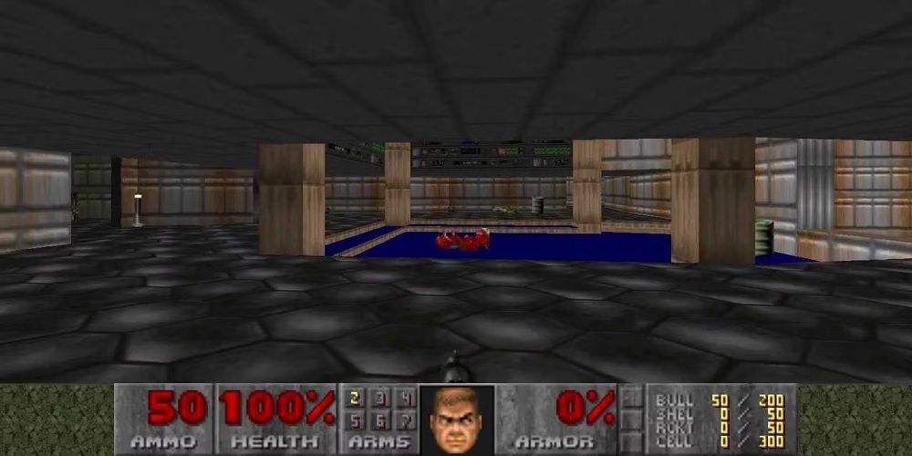 Doom 1 e1m1 Hangar