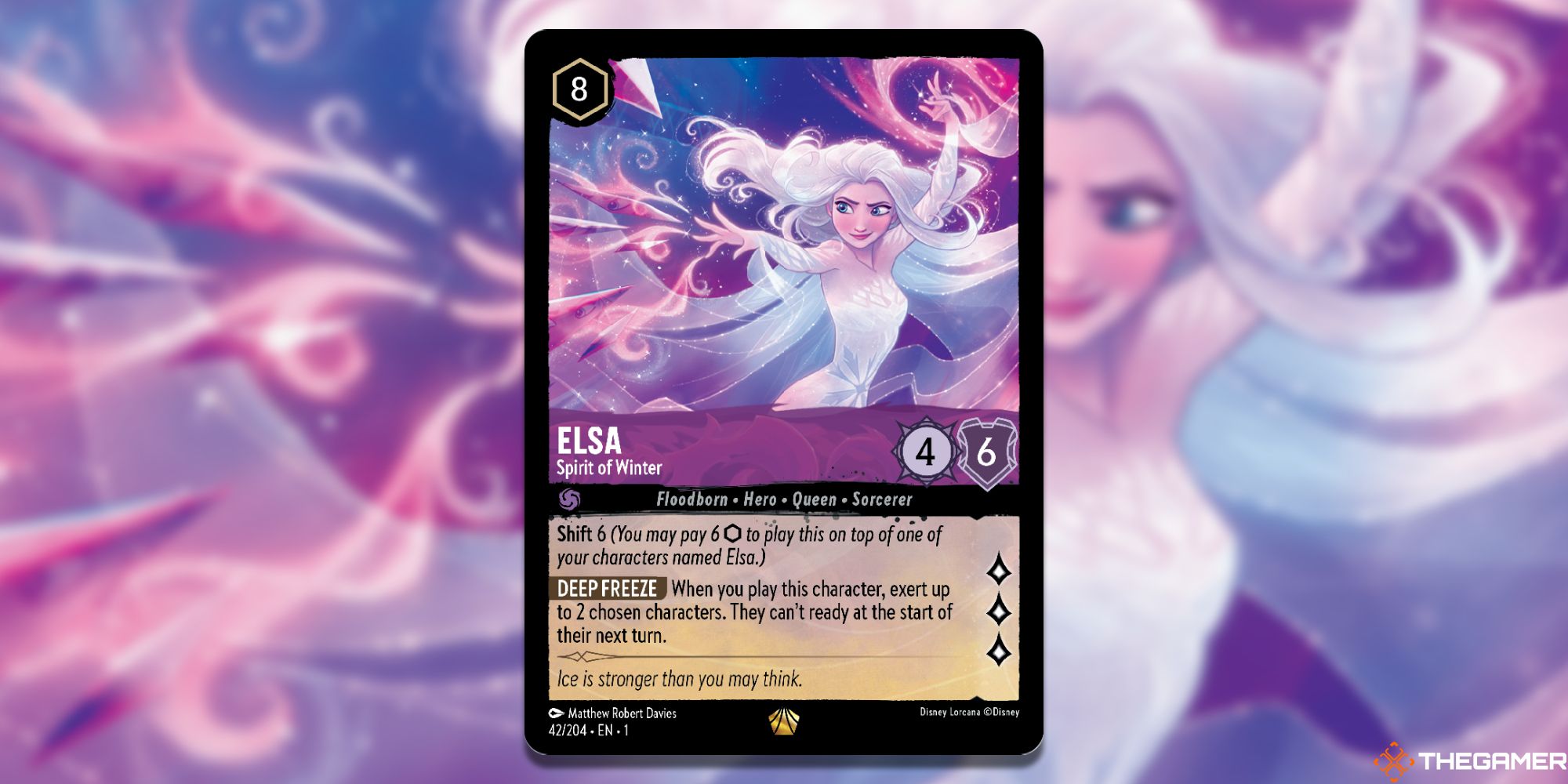 elsa spirit of winter full card lorcana