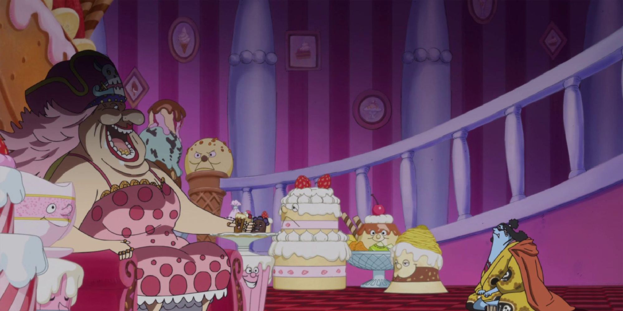 one piece whole cake island jimbei big mom