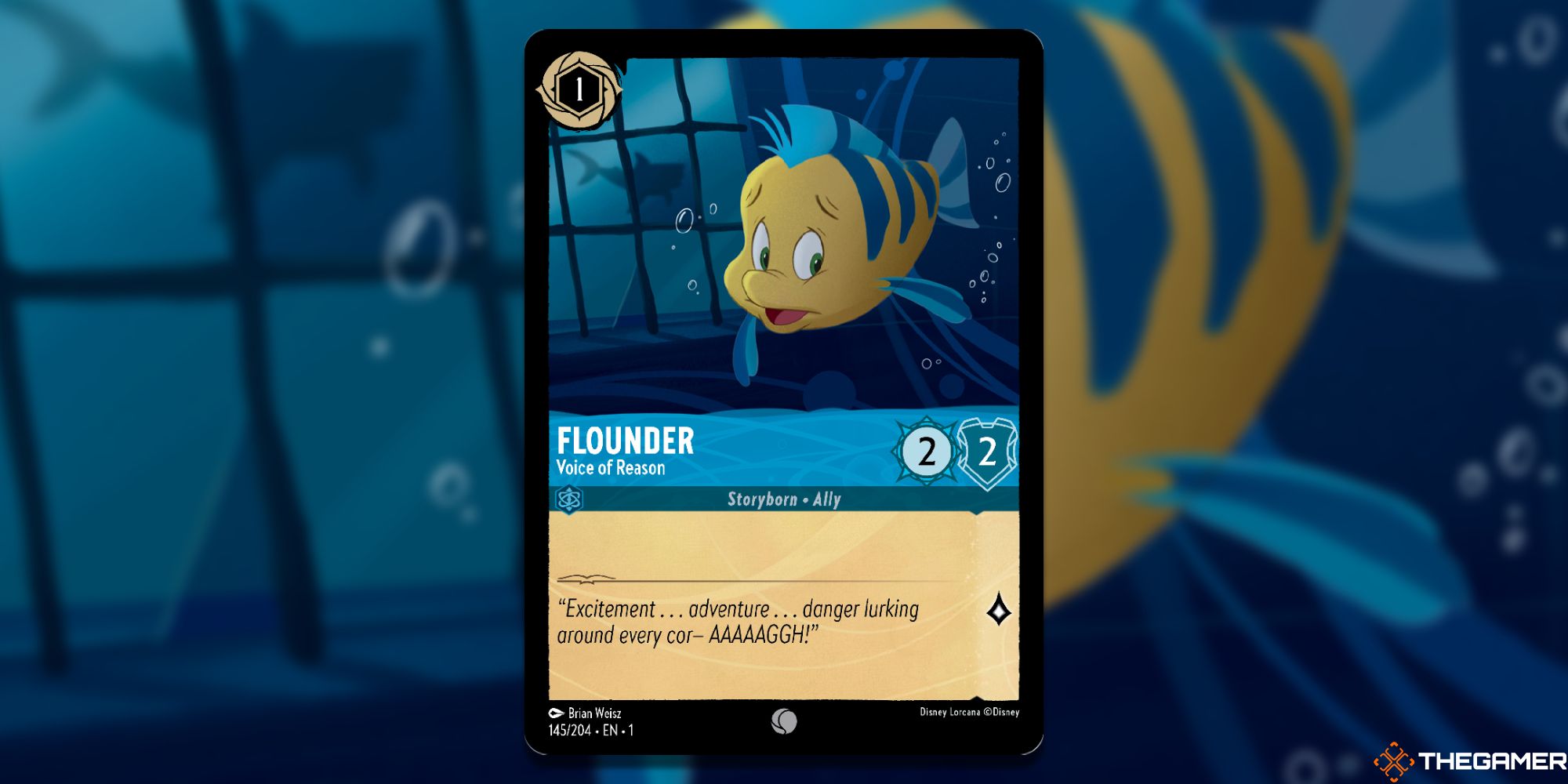 flounder voice of reason full card lorcana