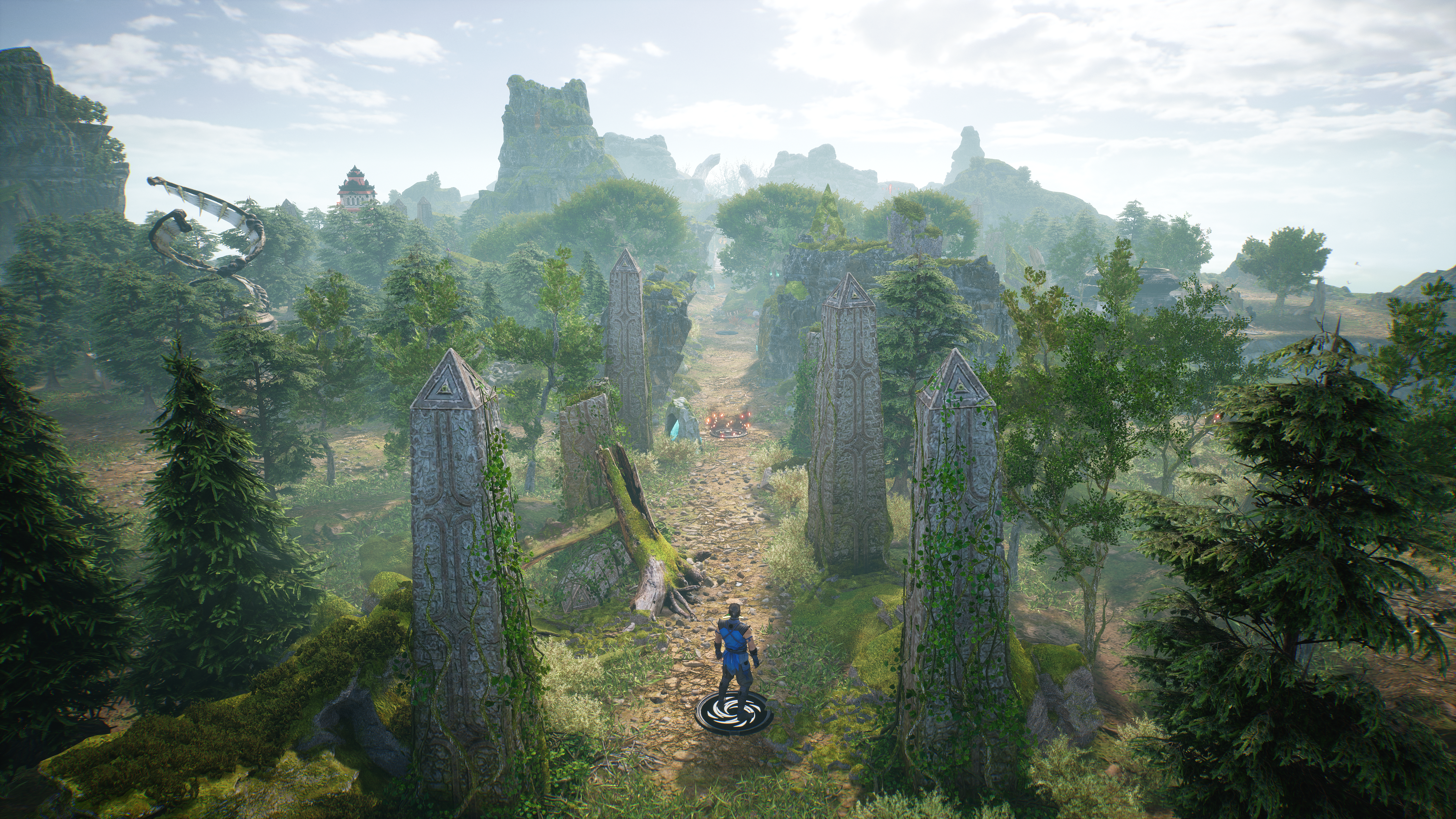 A forest in Mortal Kombat 1's Invasion mode.