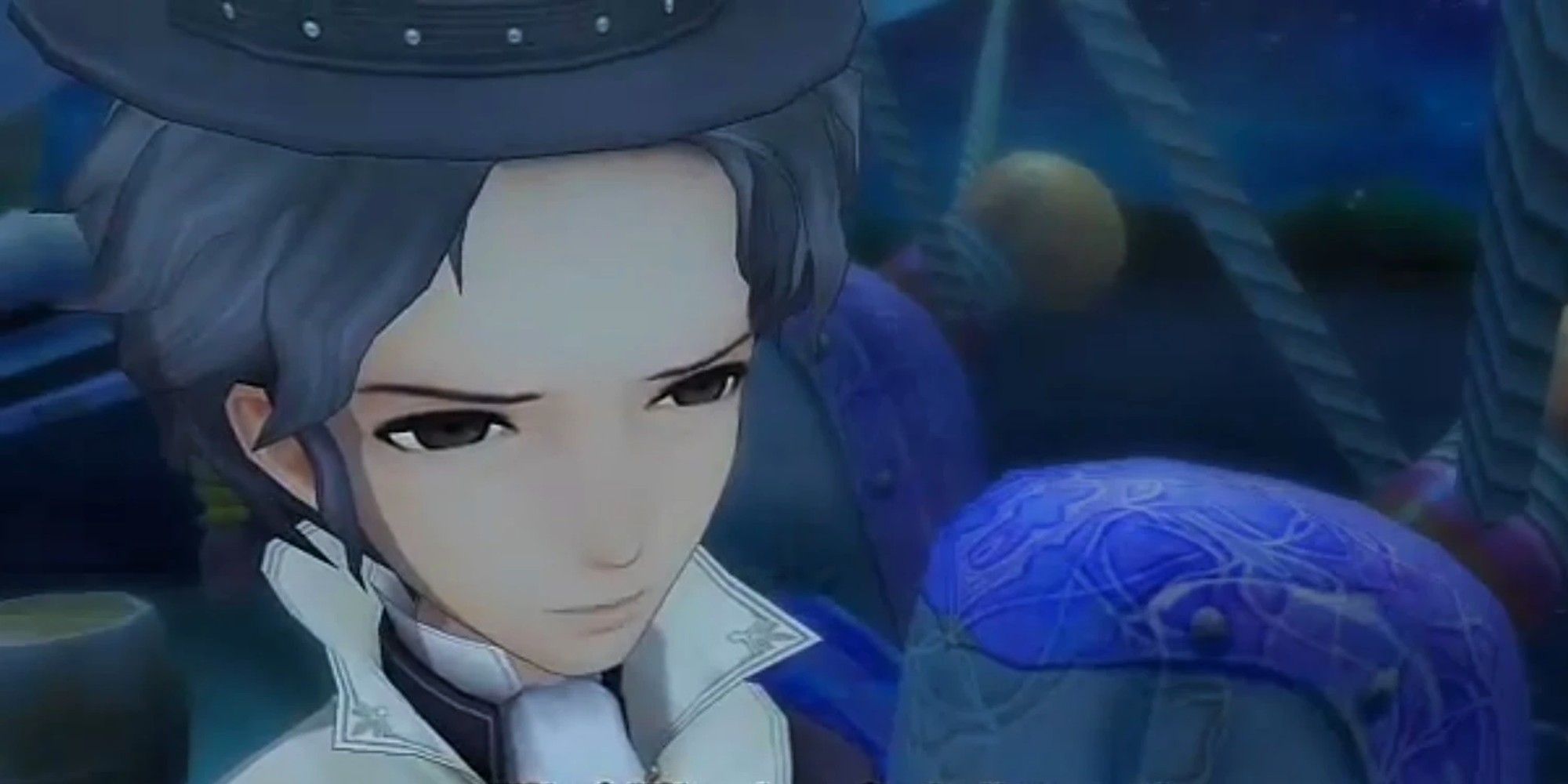 Frederic Chopin thinking with a stern look on his face