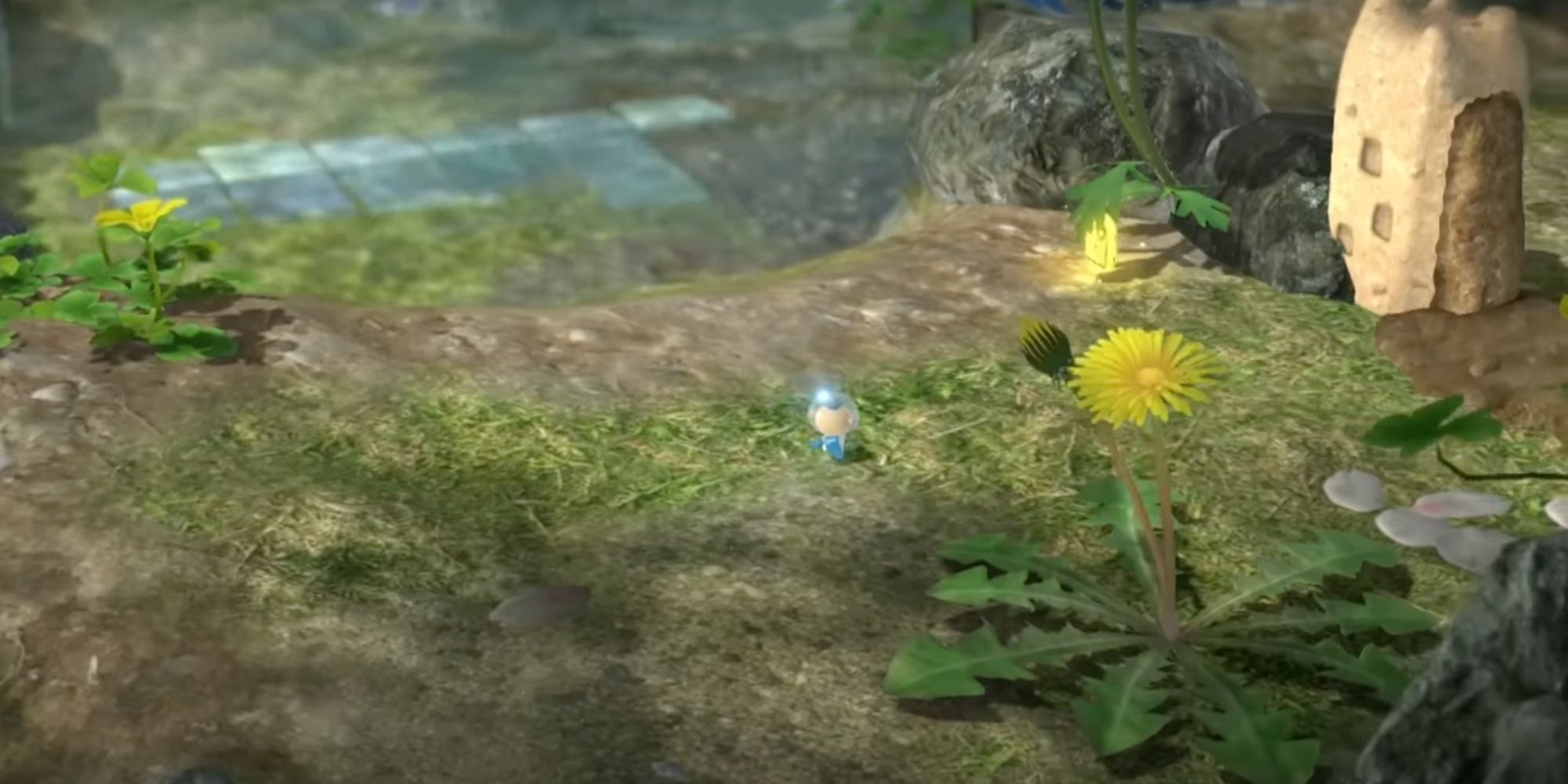 Alph Walking Through the Garden of Hope from Pikmin 3