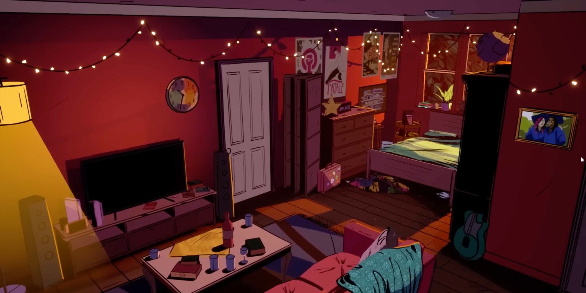 An overview of the studio apartment