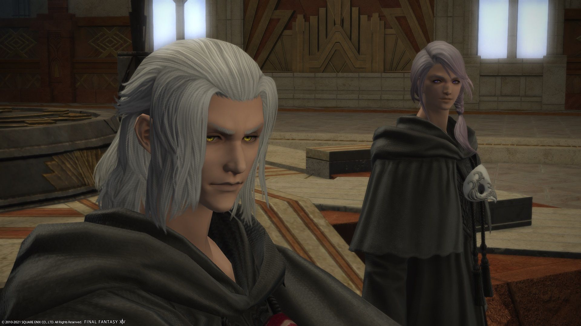 Hades and Hythlodaeus in Final Fantasy 14's Endwalker expansion.