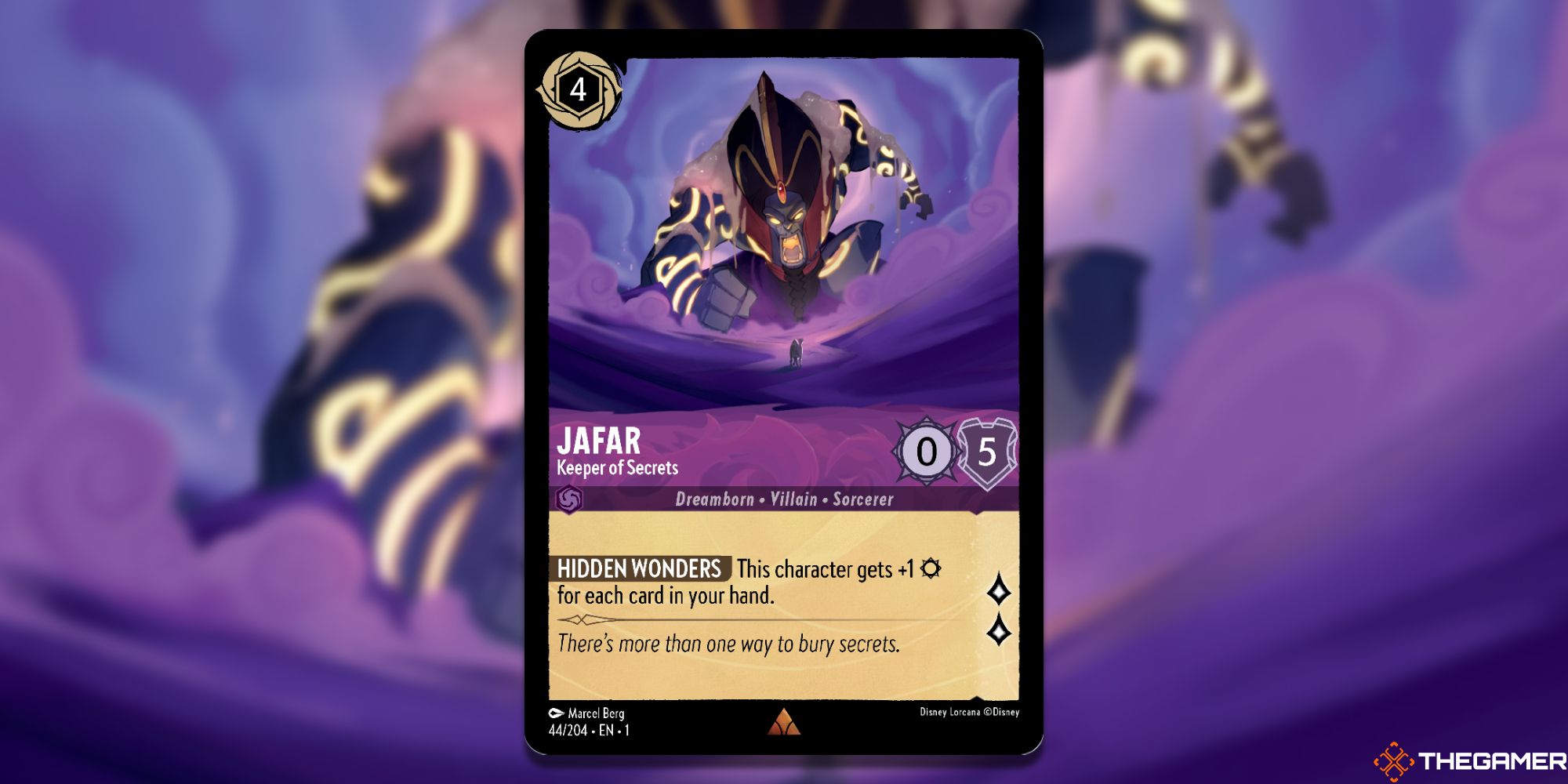 jafar keeper of secrets full card lorcana