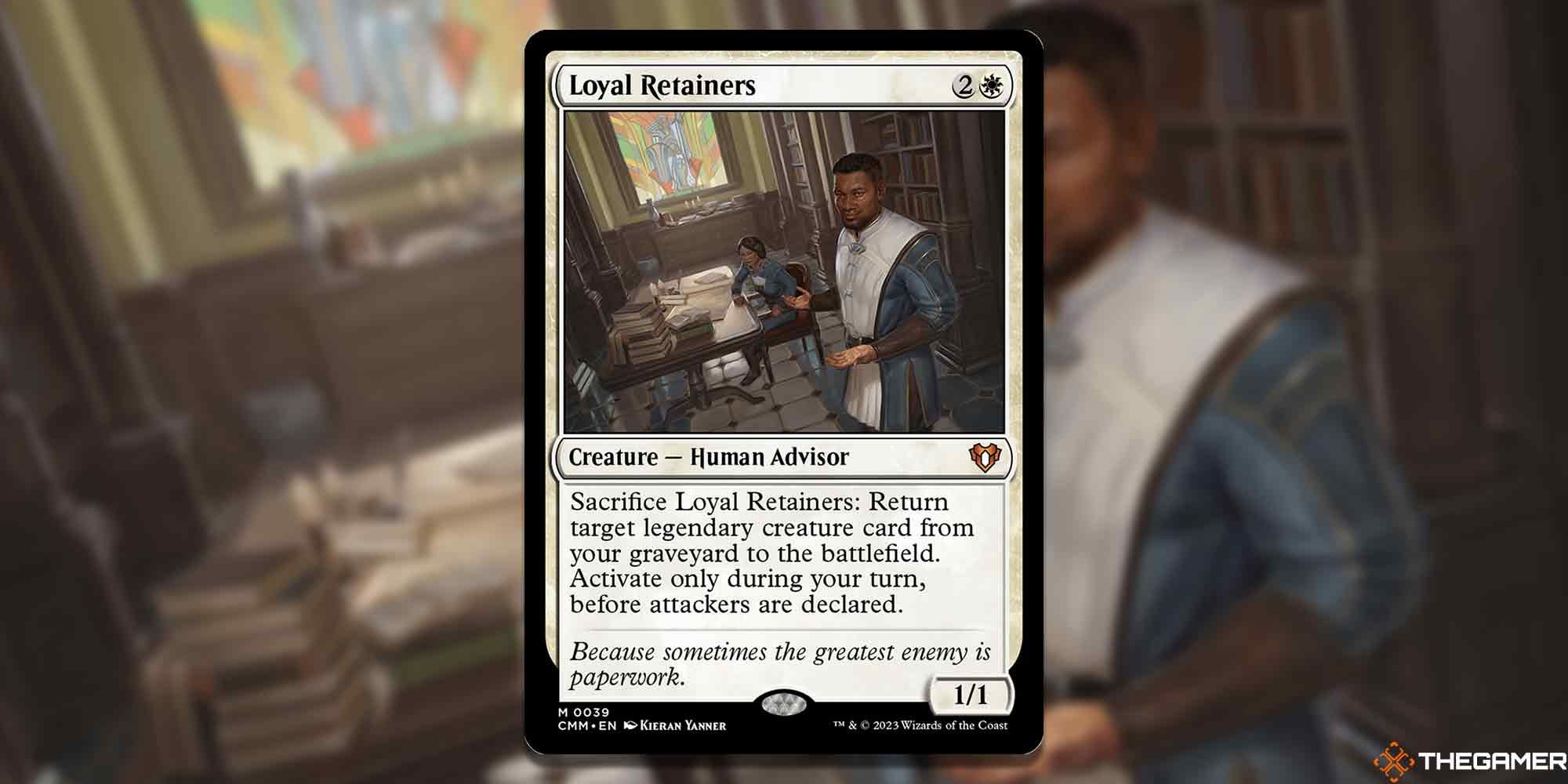 Loyal Retainers card from mtg