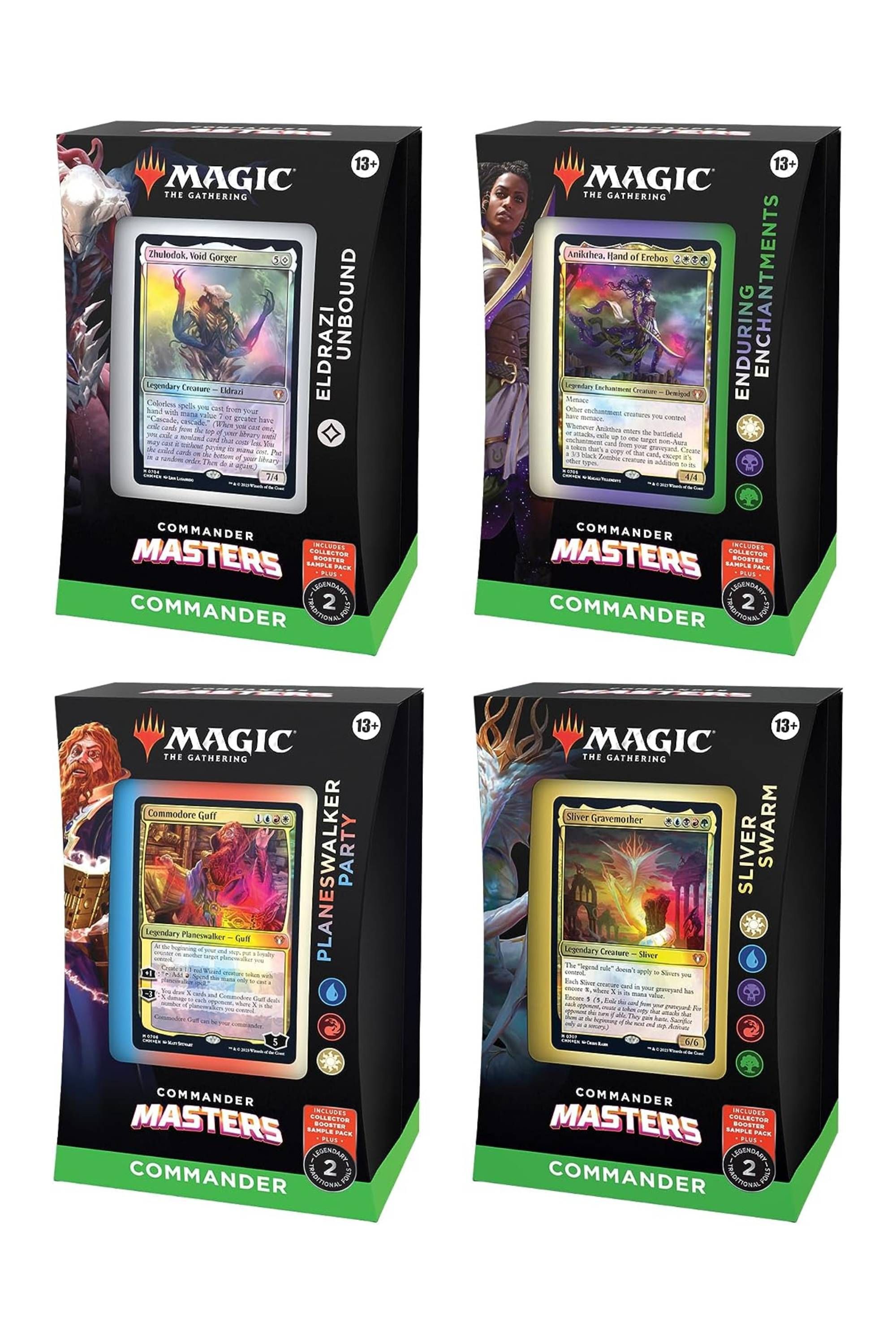 Magic The Gathering Commander Masters Commander Deck Bundle