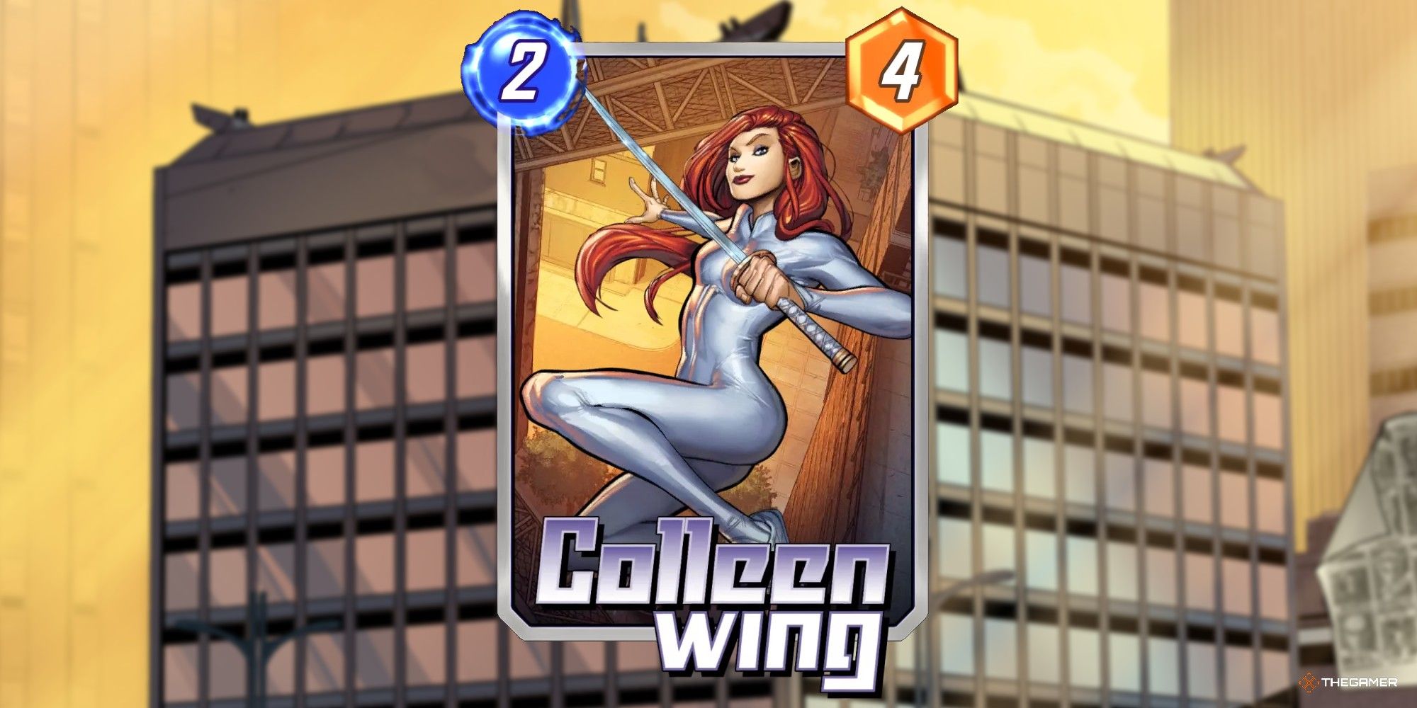 Colleen Wing card art in Marvel Snap.