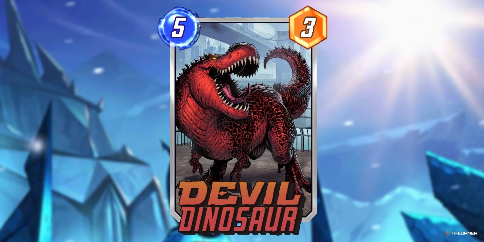 Marvel Snap Card Devil Dinosaur