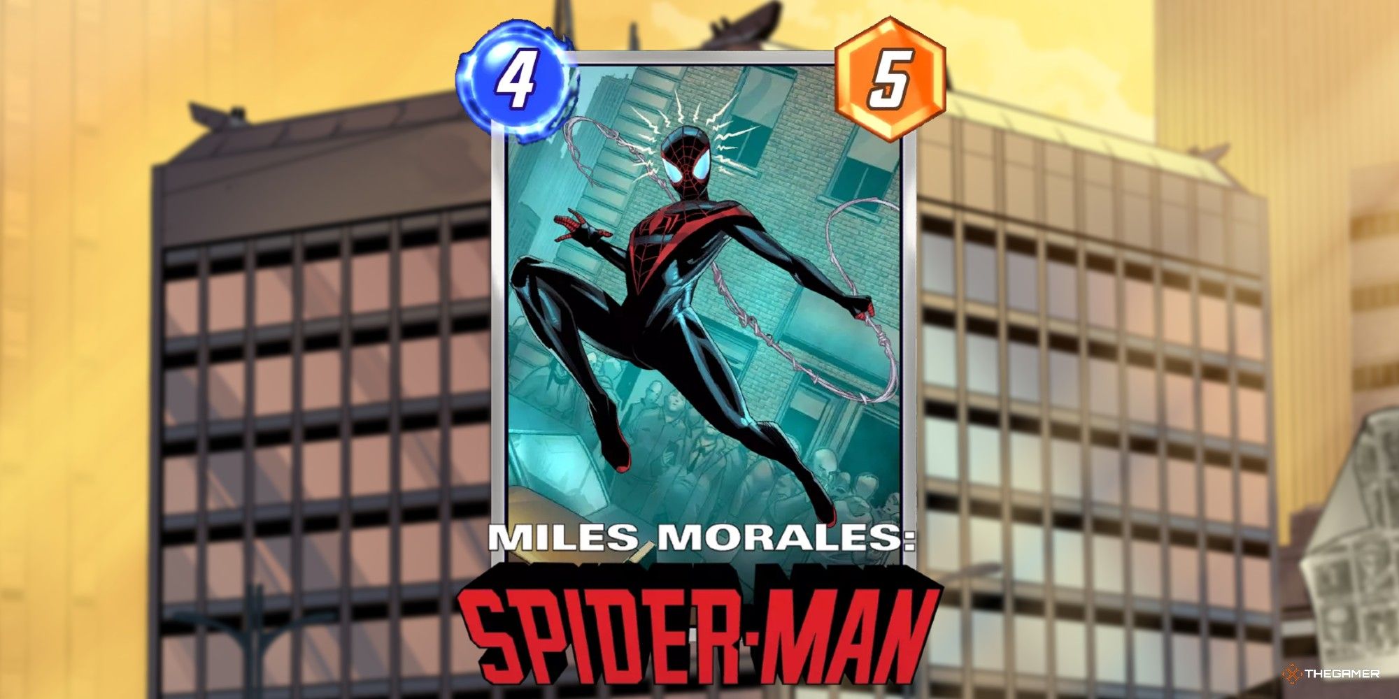 Spider-Man card art in Marvel Snap.