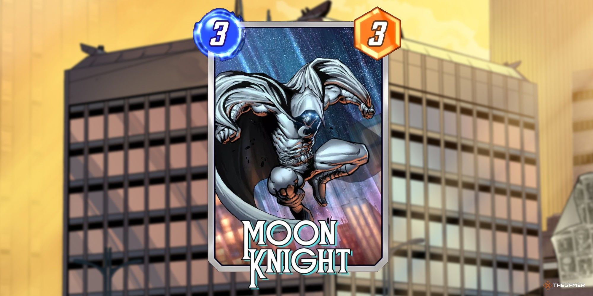 Moon Knight card art in Marvel Snap.