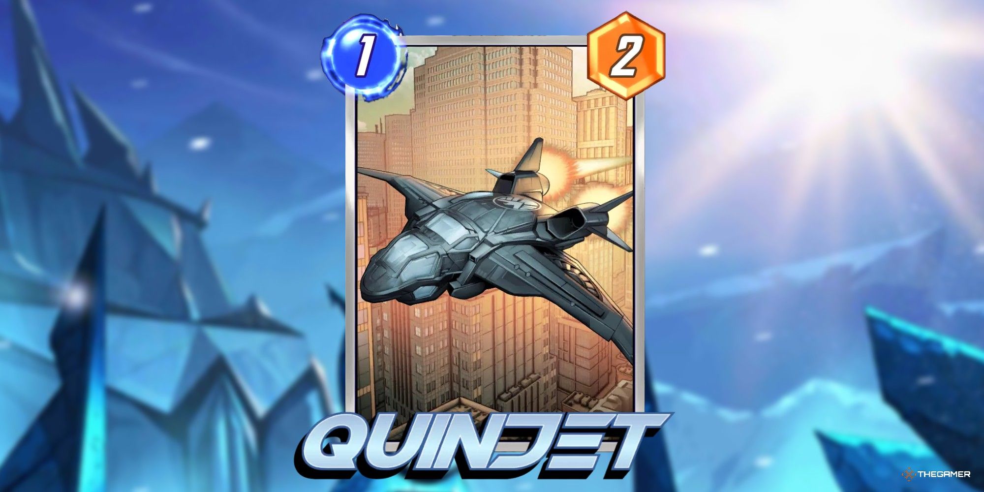 Marvel Snap Card Quinjet