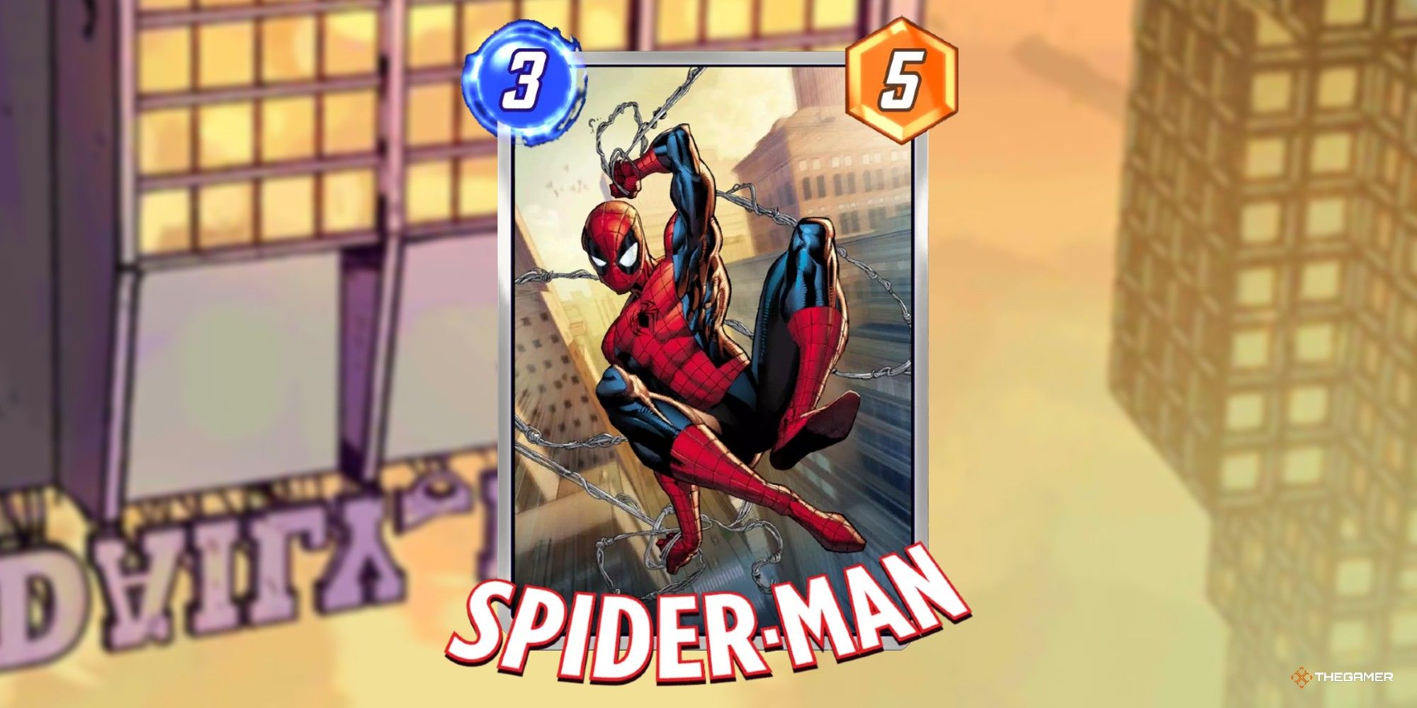 Spider-Man Card in Marvel Snap.