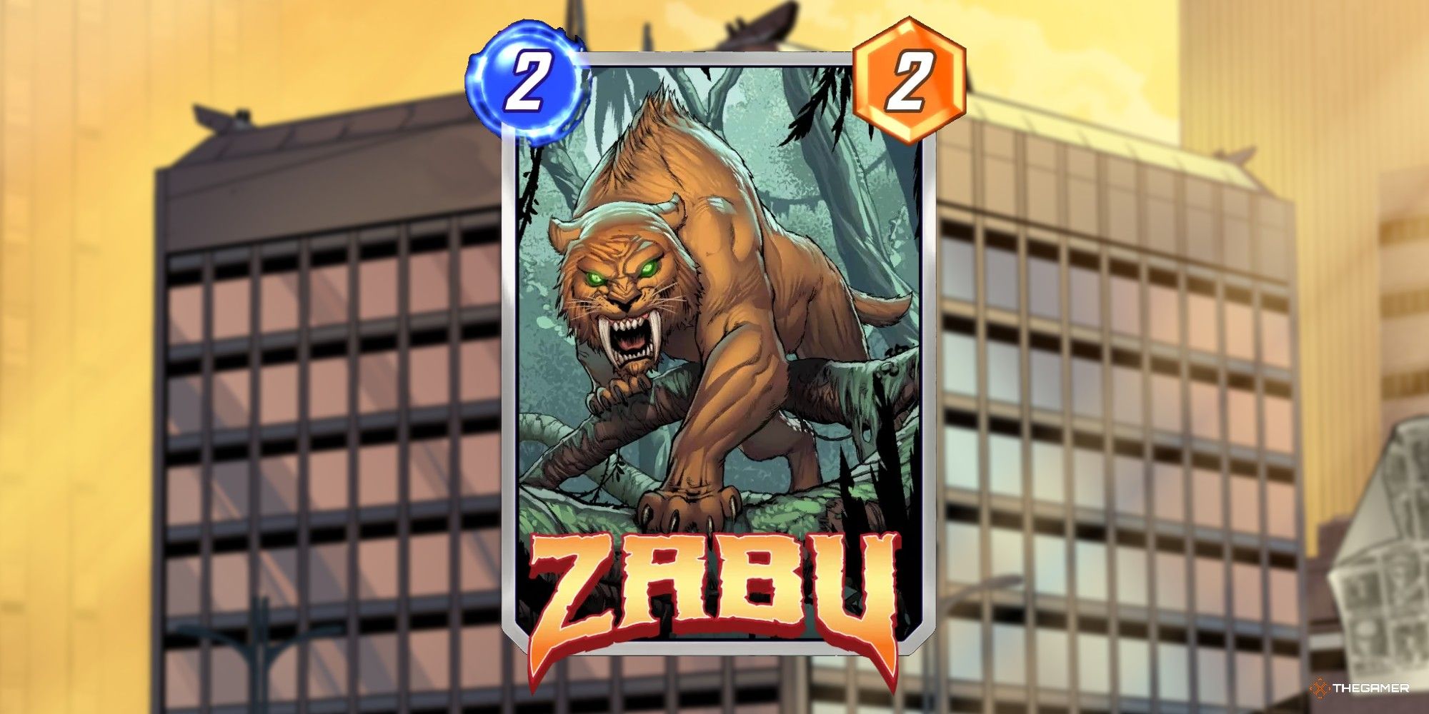 Zabu card art in Marvel Snap.