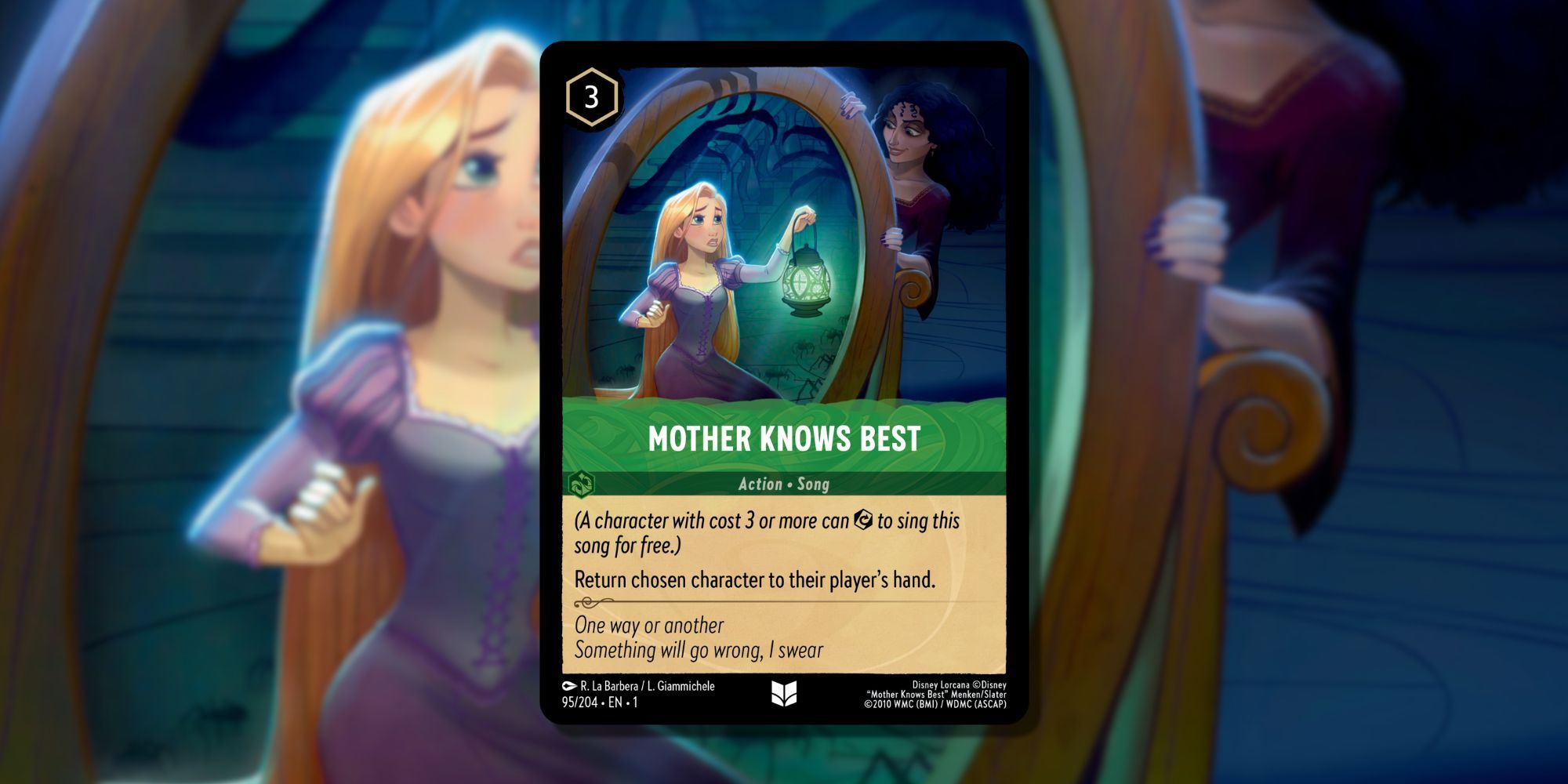 Mother Knows Best Song Card From Disney Lorcana