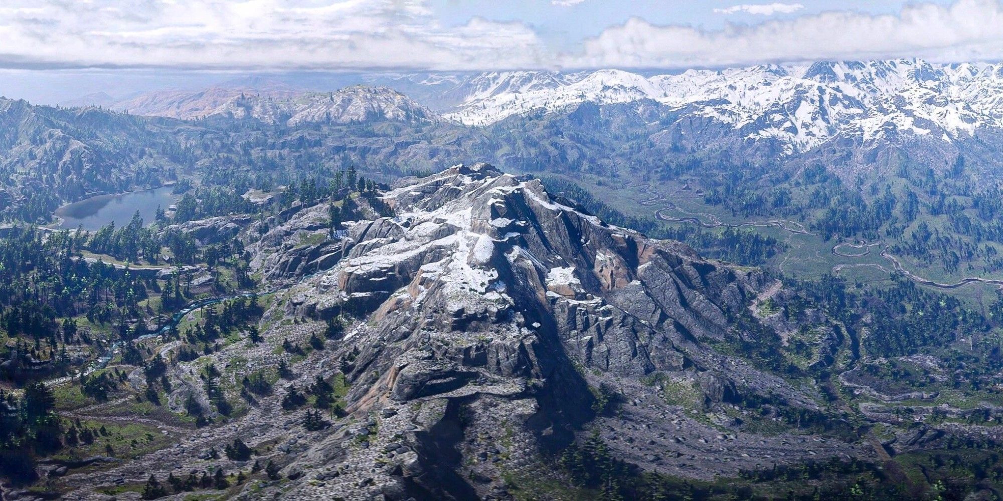 A panoramic view of Mount Shann