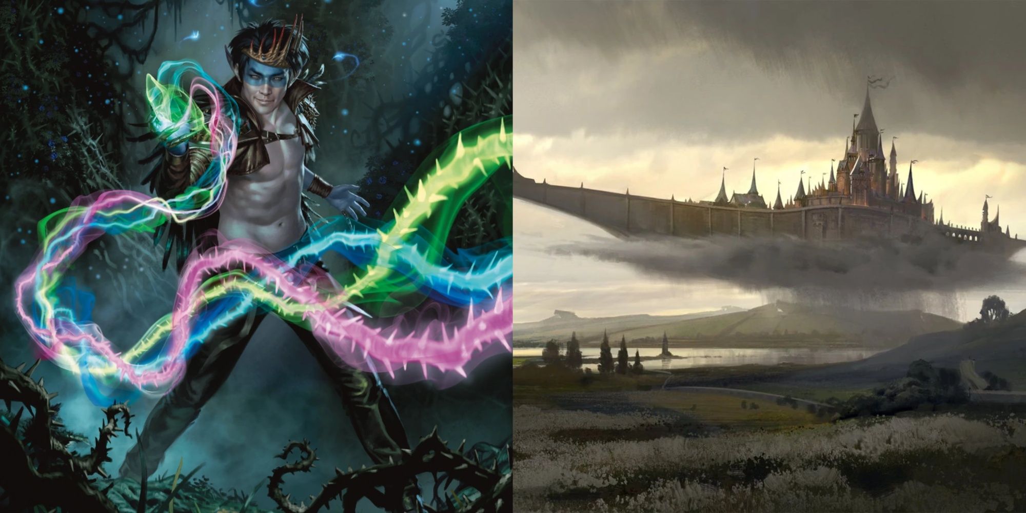 Oko casting a spell and Castle Locthwain