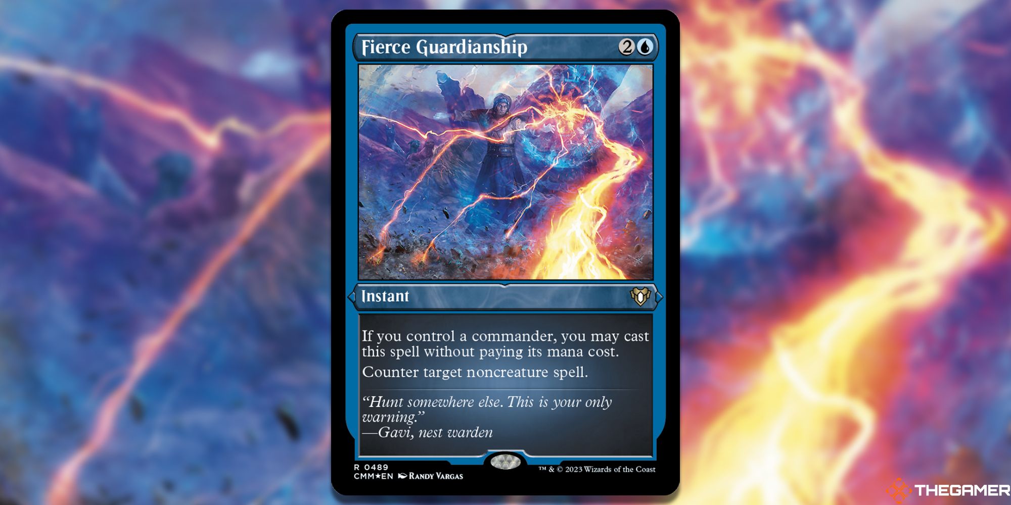 MTG Fierce Guardianship - Foil Etched