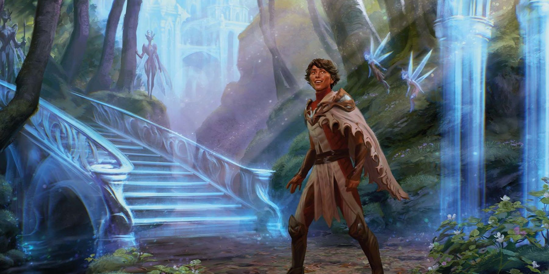 Kellan walking into the Wilds
