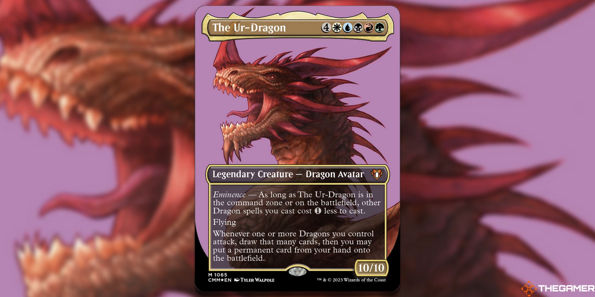 MTG The Ur-Dragon - Textured Foil