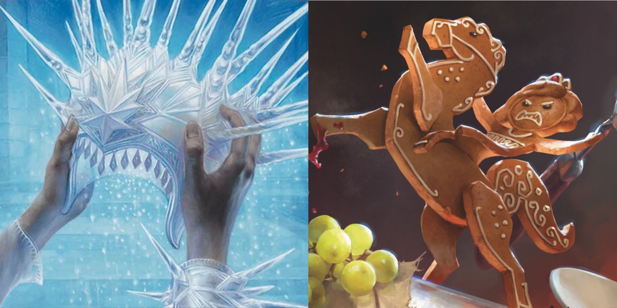 MTG Hylda's Crown of Winter and Syr Ginger on a horse