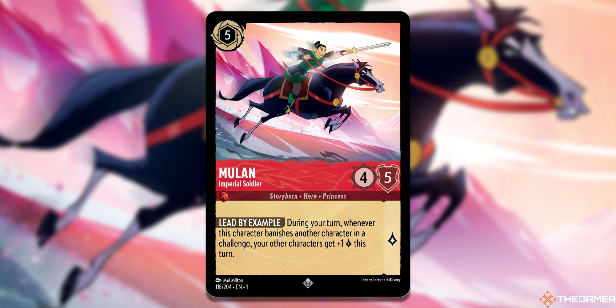mulan imperial soldier full card lorcana
