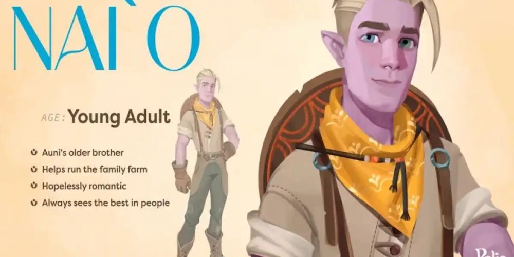 Nai'o character information screen