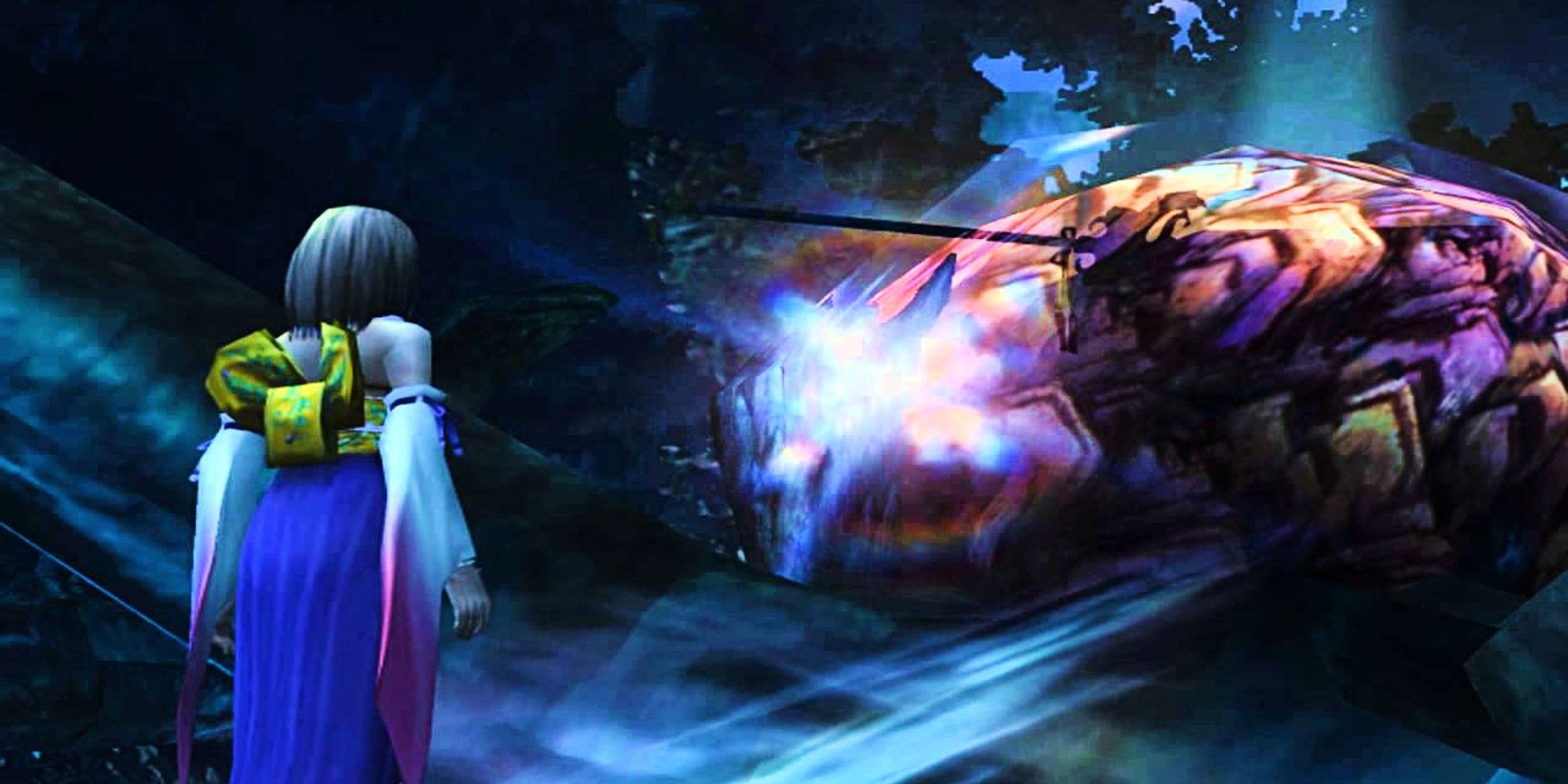 Yuna receives the complete Nirvana from the Macalonia Tree