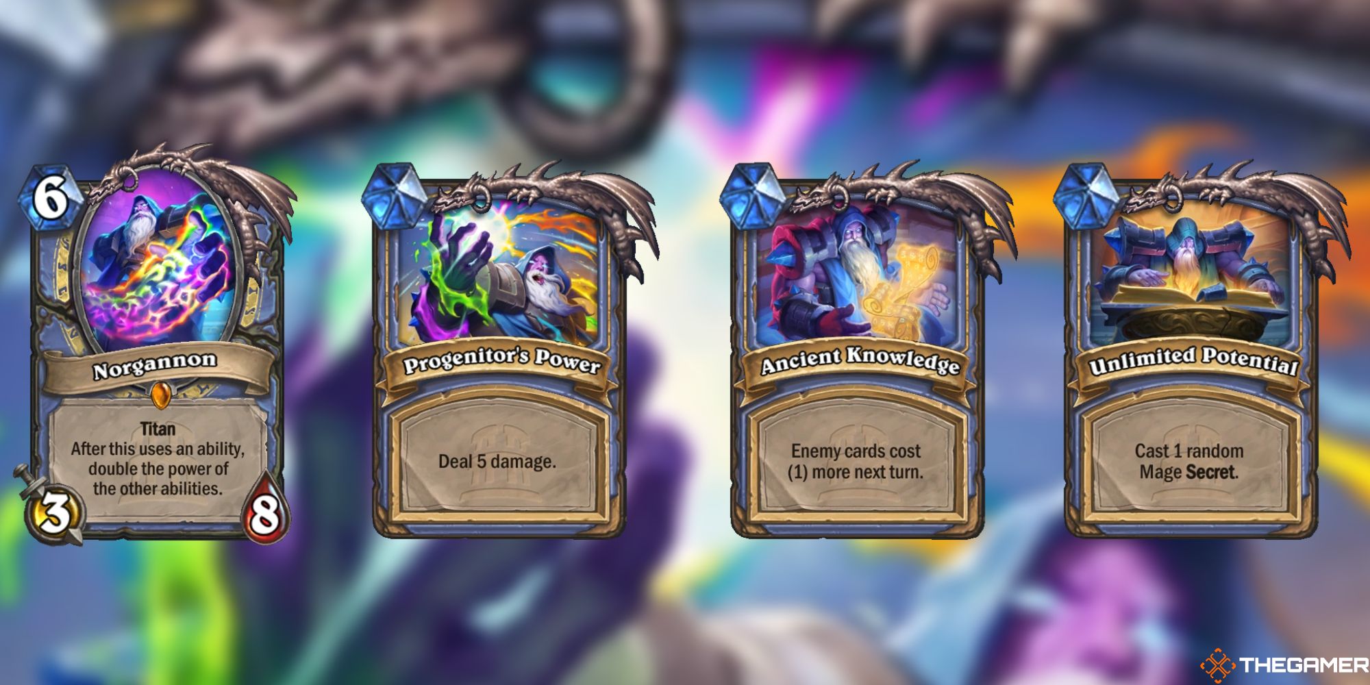 Norgannon and abilities Hearthstone