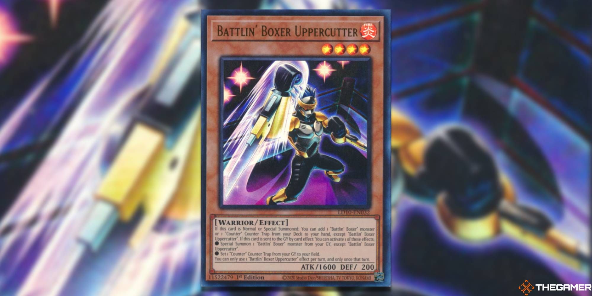 Yu-Gi-Oh! Legendary Duelists Soulburning Volcano Card: Battlin' Boxer Uppercutter