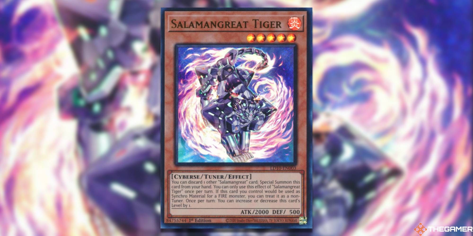 Yu-Gi-Oh! Legendary Duelists Soulburning Volcano Card: Salamangreat Tiger