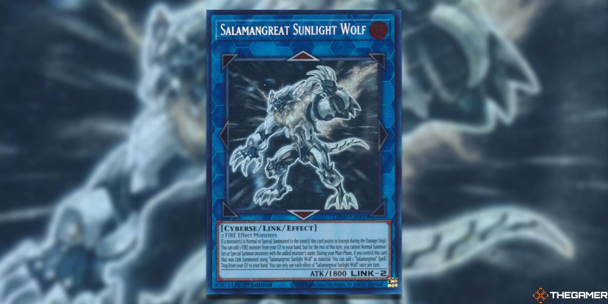Yu-Gi-Oh! Legendary Duelists Soulburning Volcano Card: Salamangreat Sunlight Wolf