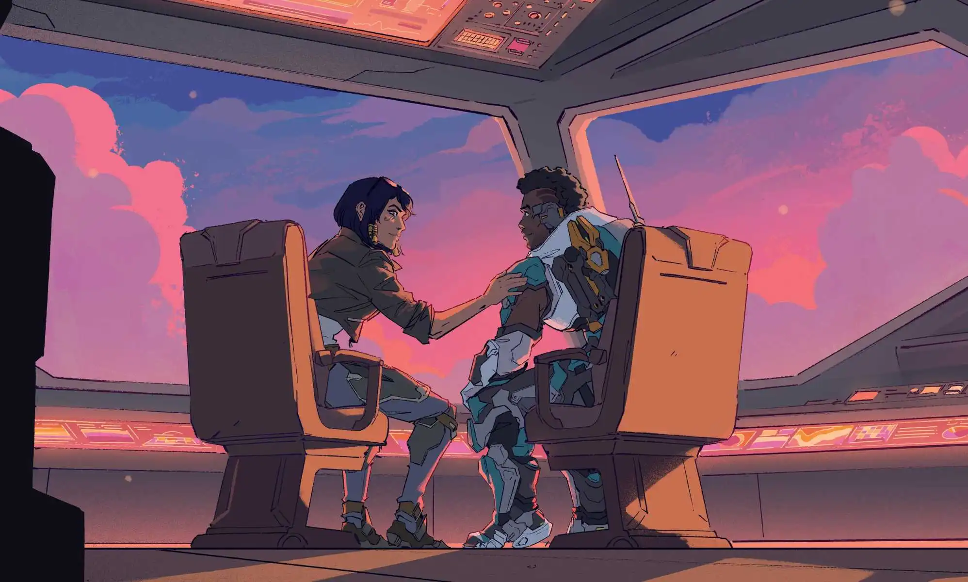 Overwatch 2 Pharah and Mercy Romance