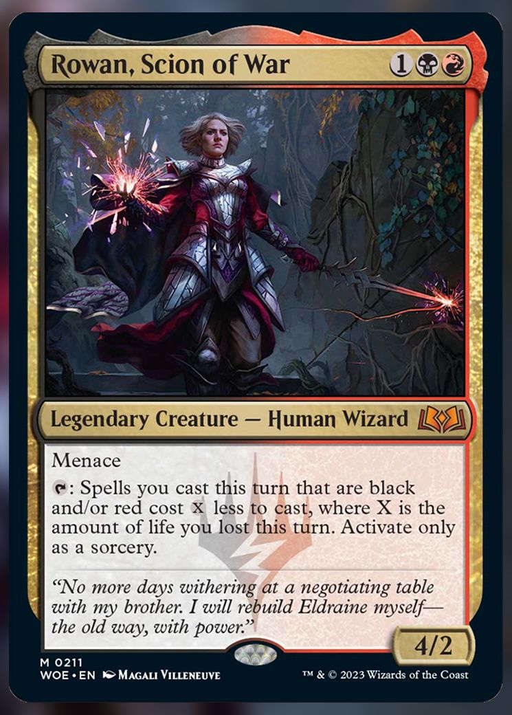 Rowan, Scion of War