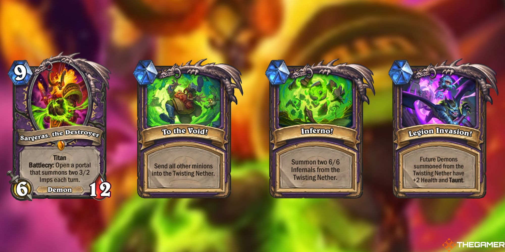 Sargeras, the Destroyer and abilities Hearthstone