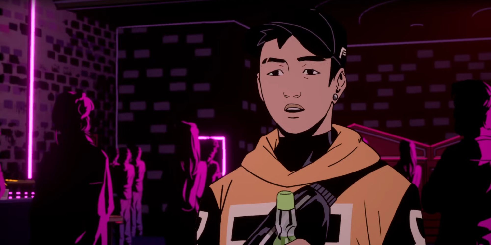 Hermes in The Underworld (Bar) from Stray Gods: The Roleplaying Musical