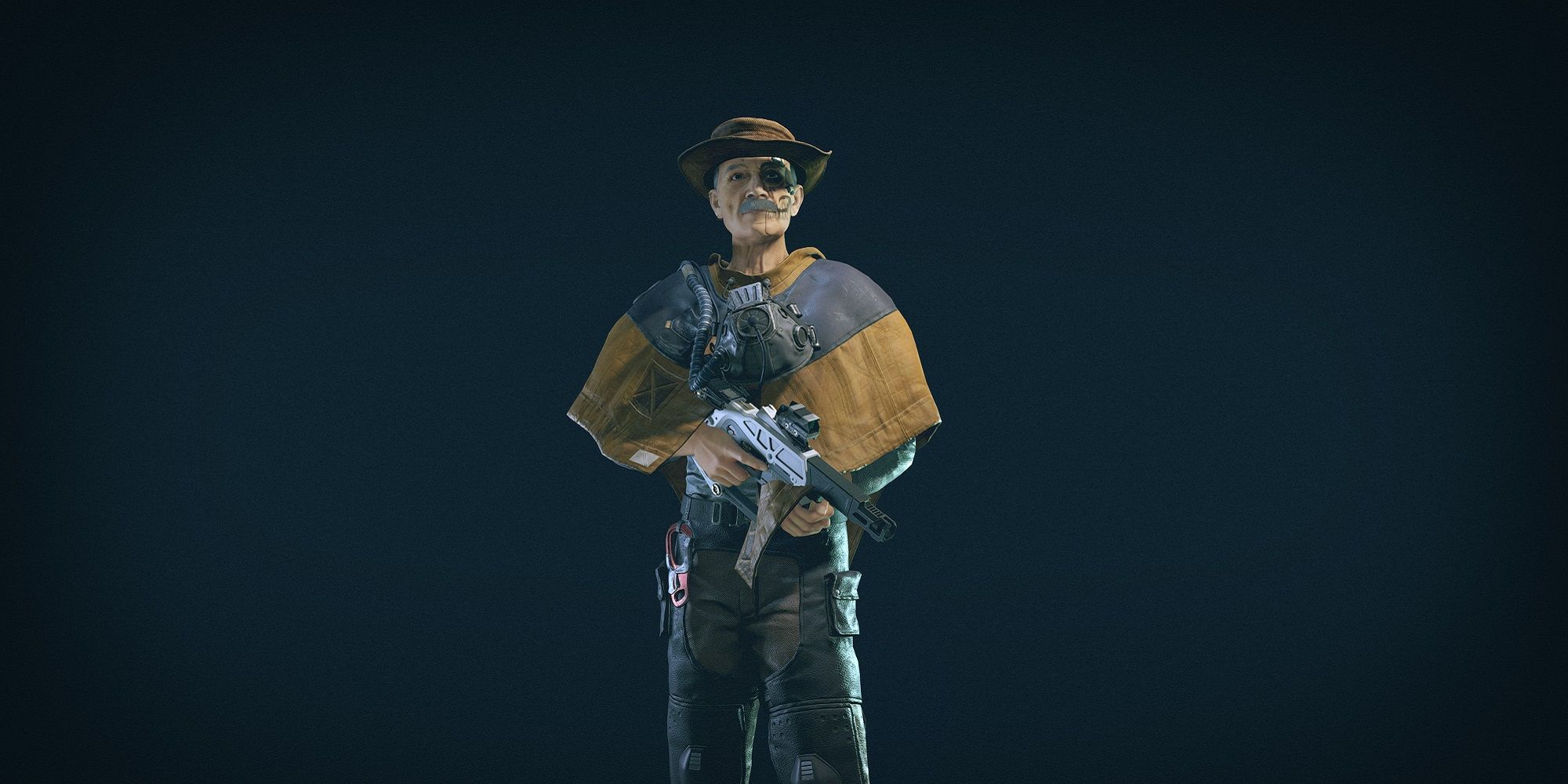 starfield character in poncho