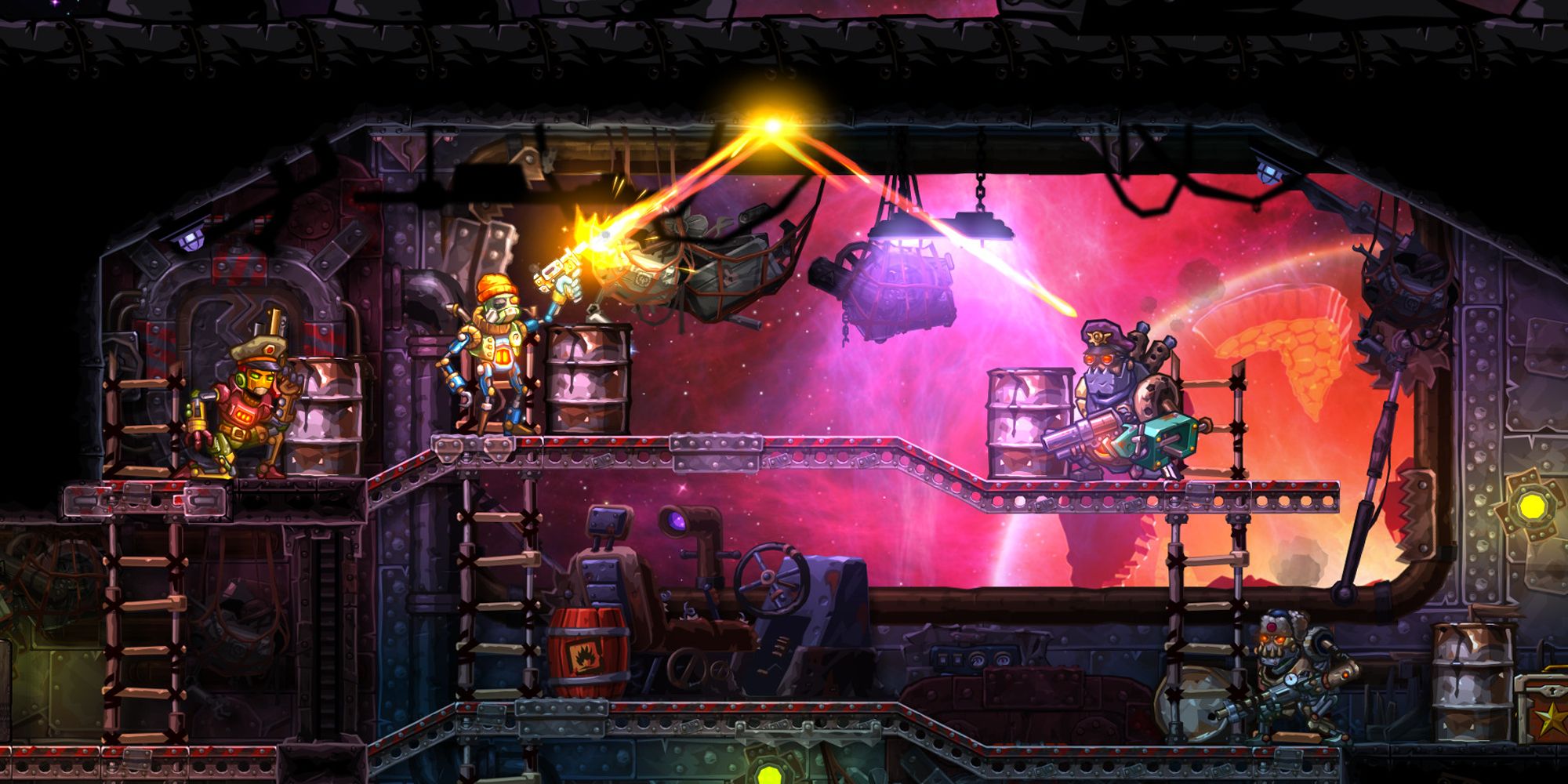 SteamWorld Heist On Steam Ricocheting A Shot