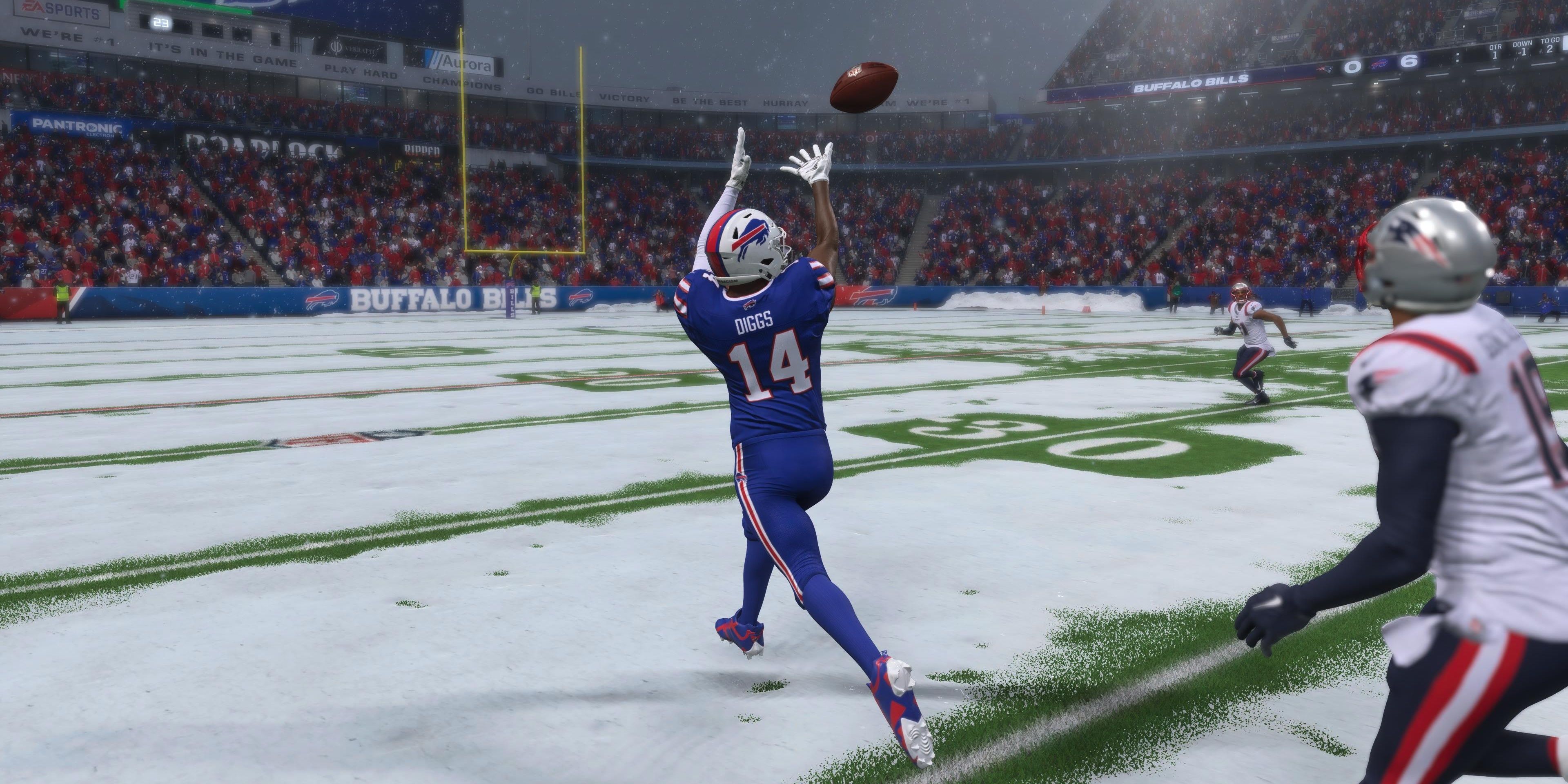 Stefon Diggs making deep catch