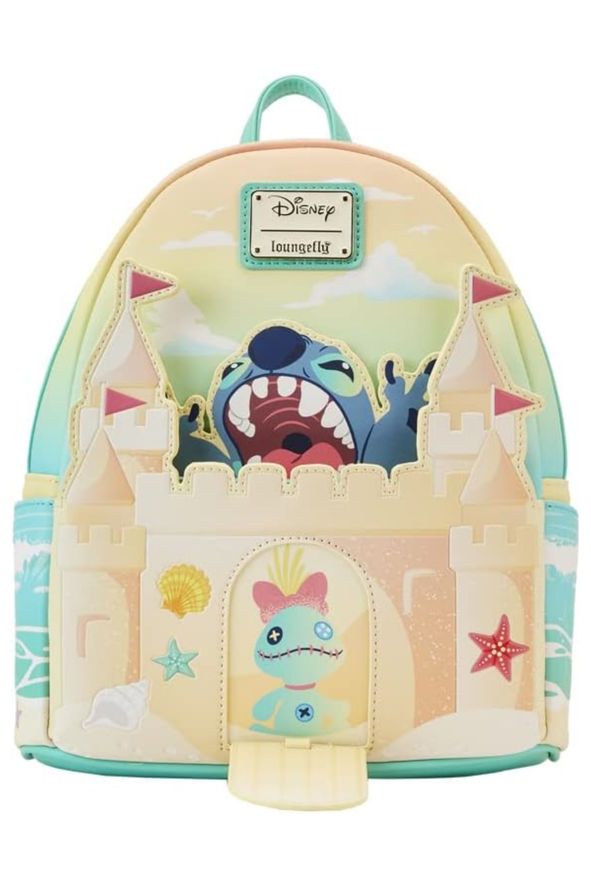 Stitch Sandcastle Disney Loungefly Backpack