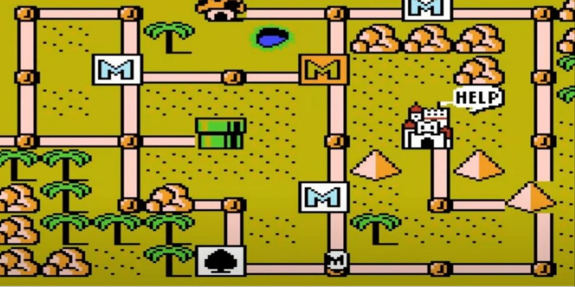 World 2: Desert Land, from Super Mario Bros. 3
