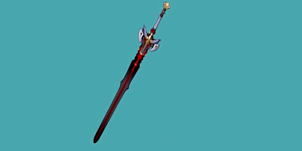 The Black Sword from genshin Impact