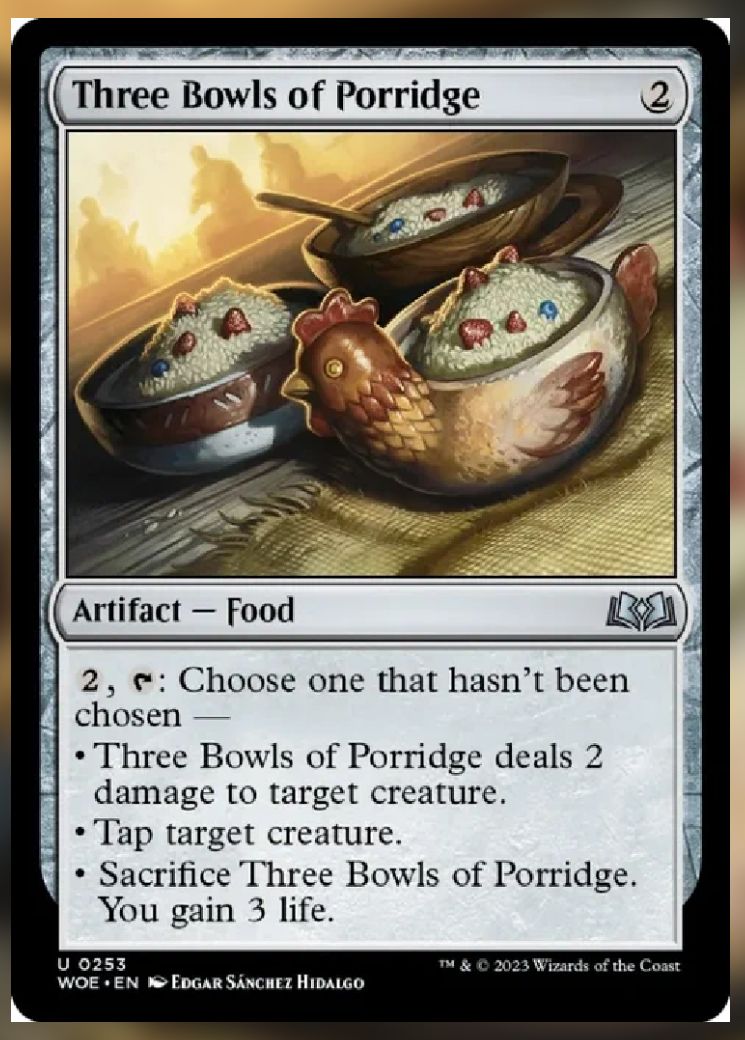 Three Bowls of Porridge