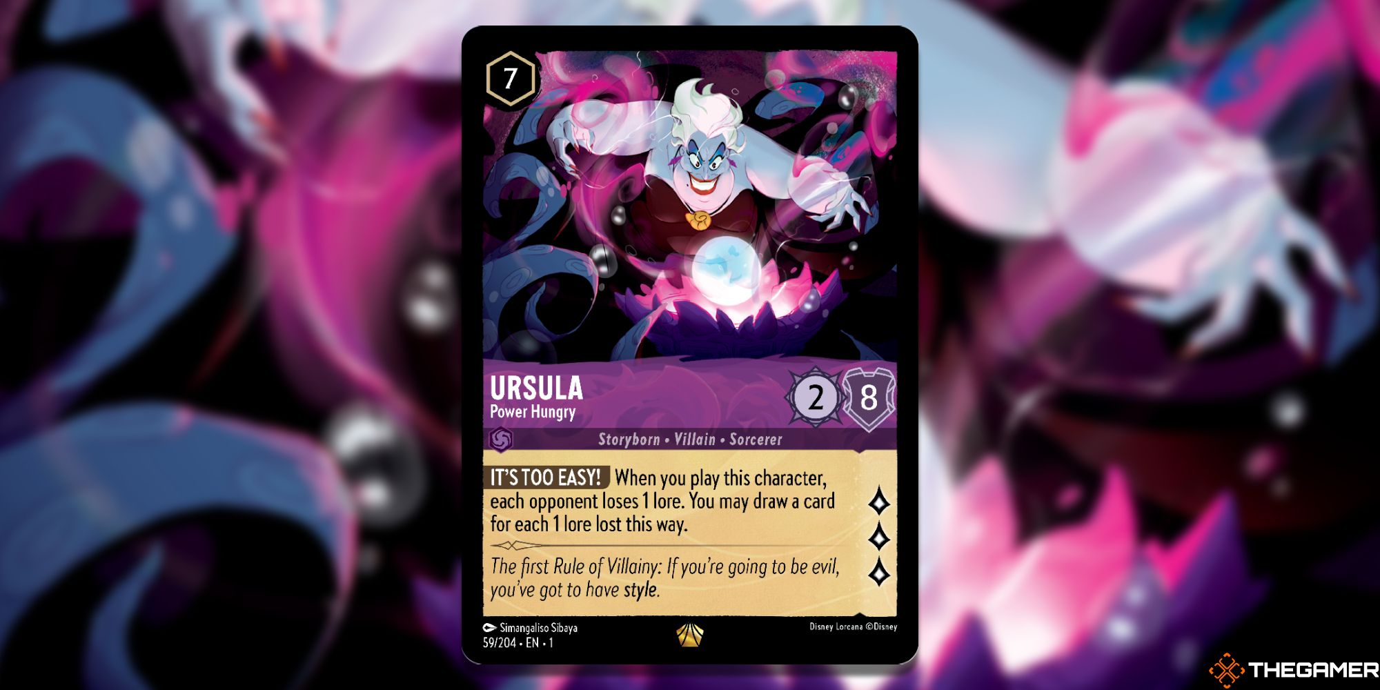 ursula power hungry full card lorcana