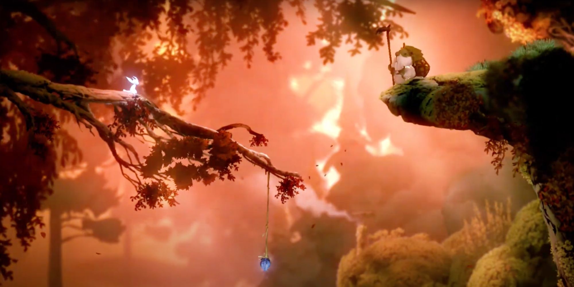 Ori and Tuley from Ori and the Will of the Wisps